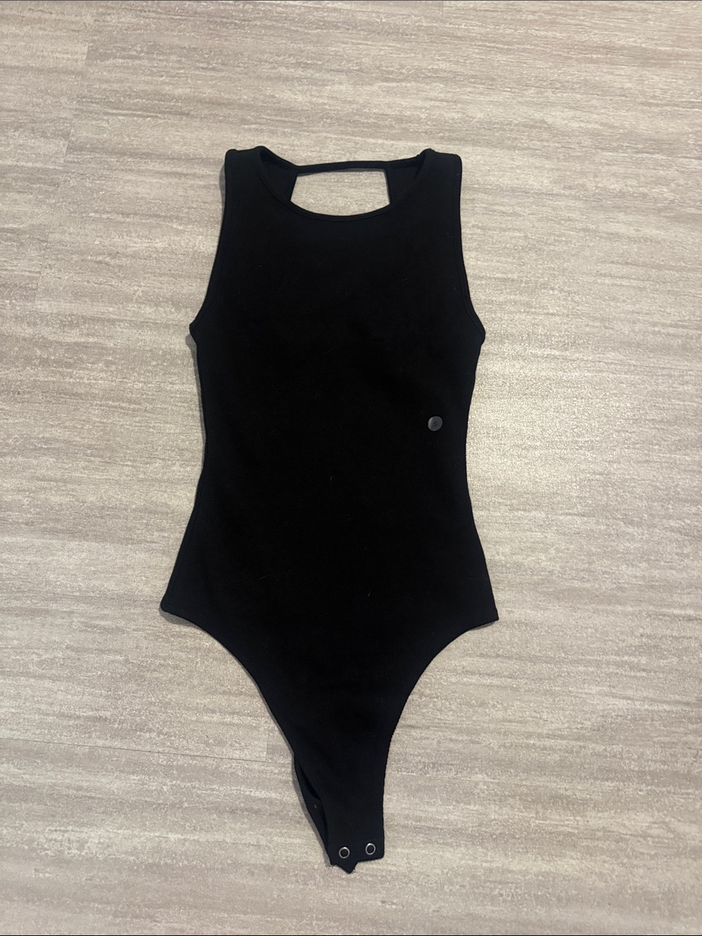 American Eagle Outfitters Black Sleeveless Kids One-Piece Bodysuit